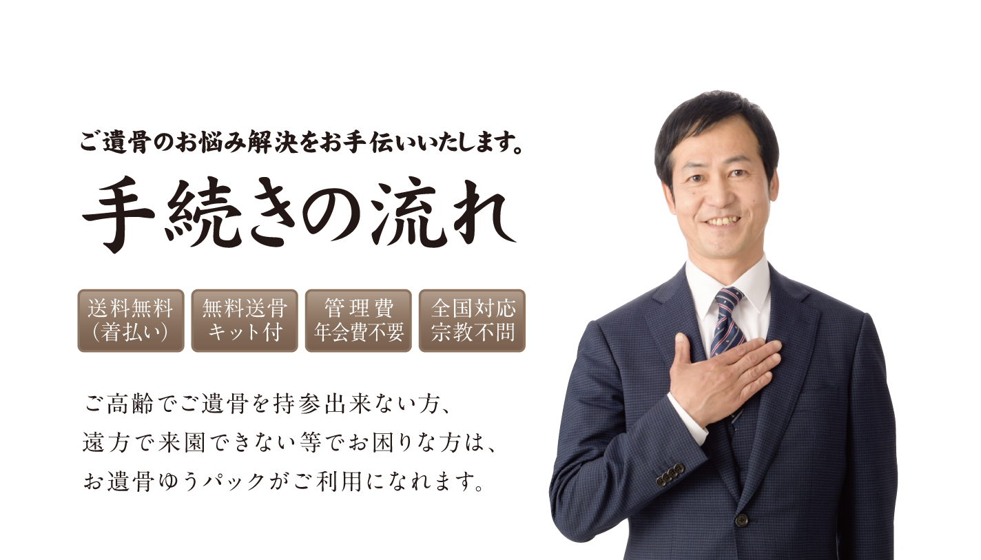 天空の郷　手続きの流れ